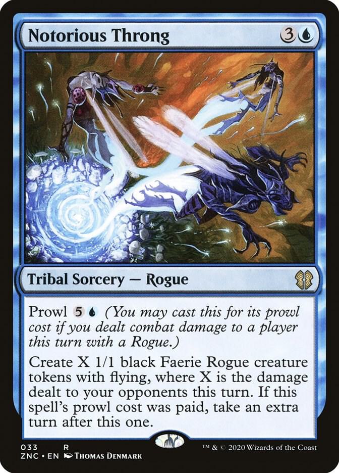 Notorious Throng 33 card from Commander: Zendikar Rising