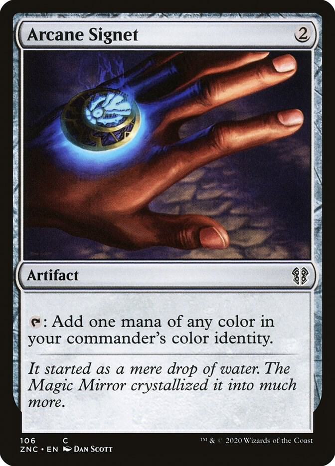 Arcane Signet 106 card from Commander: Zendikar Rising