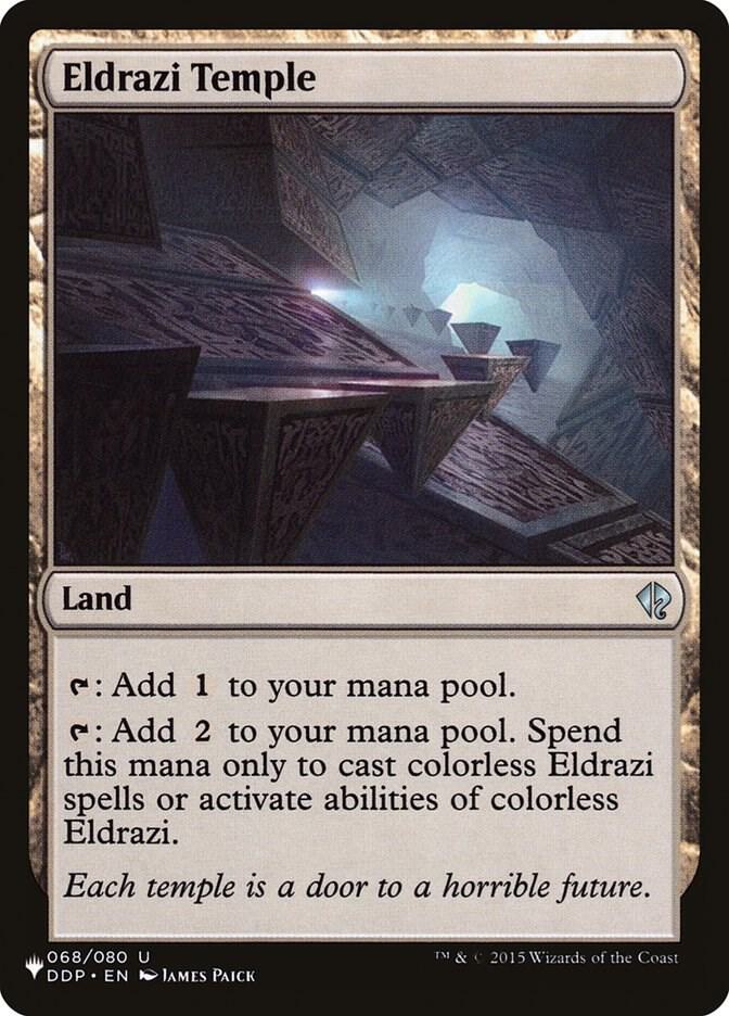 Eldrazi Temple 068/080 card from The List Reprints