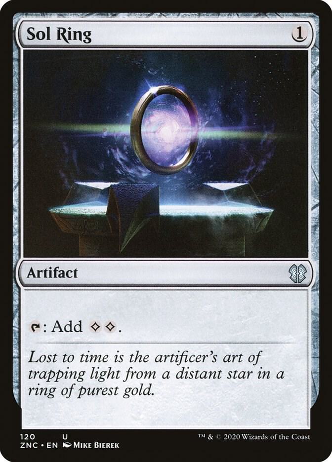 Sol Ring 120 card from Commander: Zendikar Rising