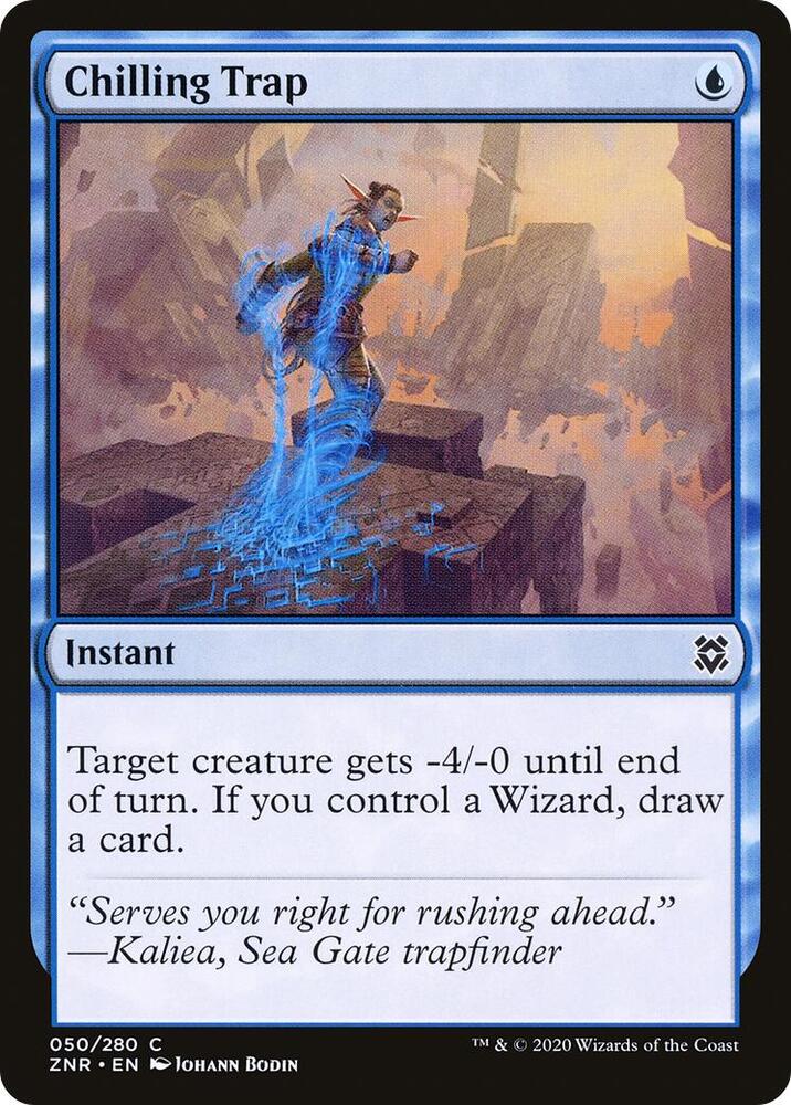 Chilling Trap 50 card from Zendikar Rising