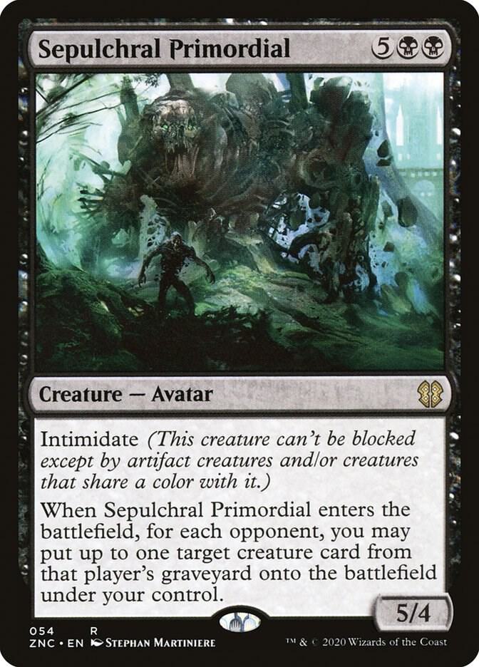 Sepulchral Primordial 54 card from Commander: Zendikar Rising