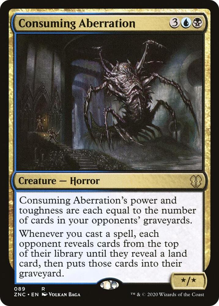 Consuming Aberration 89 card from Commander: Zendikar Rising
