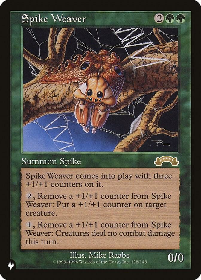 Spike Weaver 128/143 card from The List Reprints