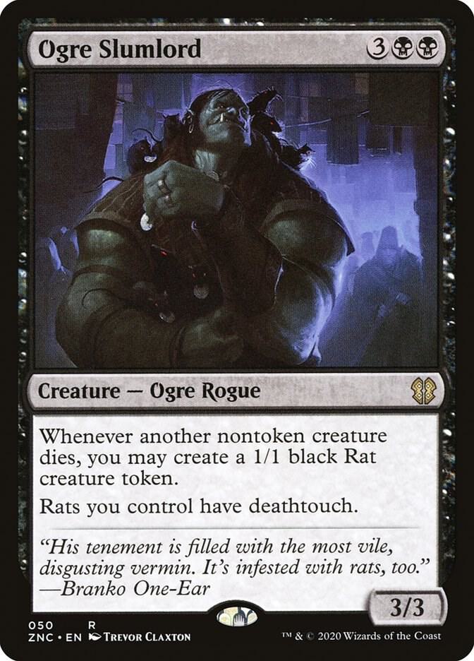 Ogre Slumlord 50 card from Commander: Zendikar Rising