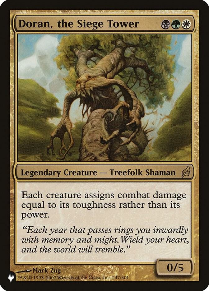 Doran, the Siege Tower 247/301 card from The List Reprints