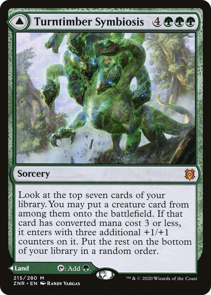 Turntimber Symbiosis 215 card from Zendikar Rising