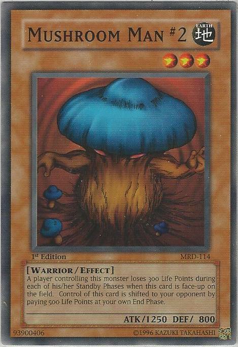 Mushroom Man #2 MRD-114 card from Metal Raiders