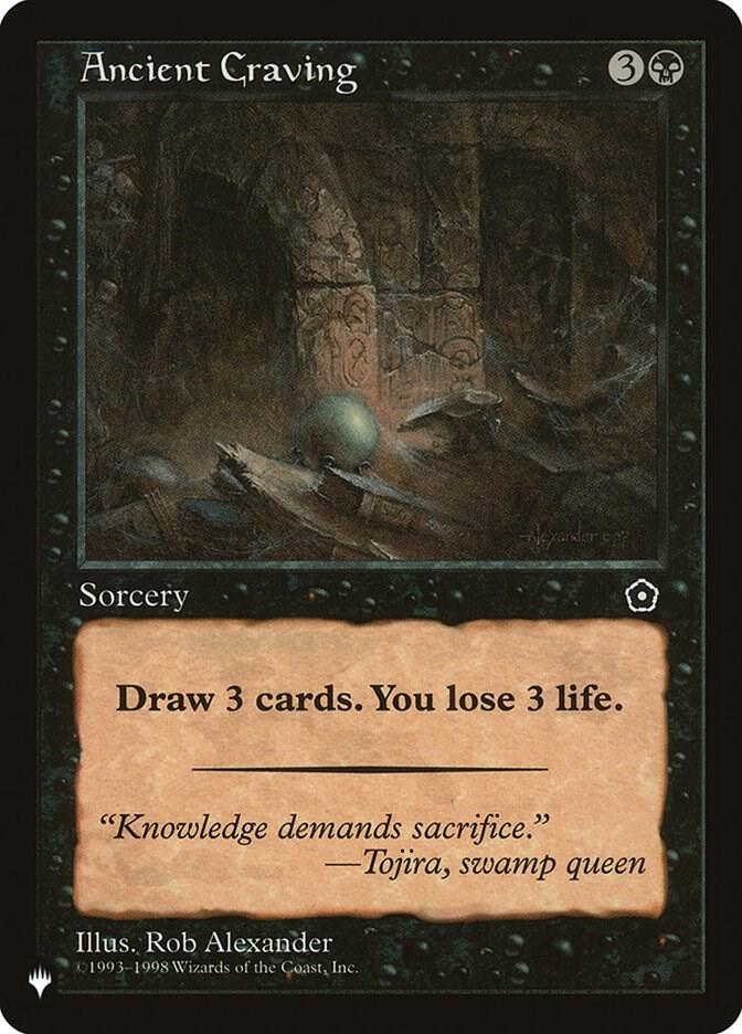 Ancient Craving card from The List Reprints