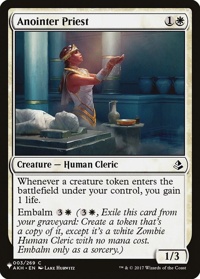 Anointer Priest 003/269 card from The List Reprints
