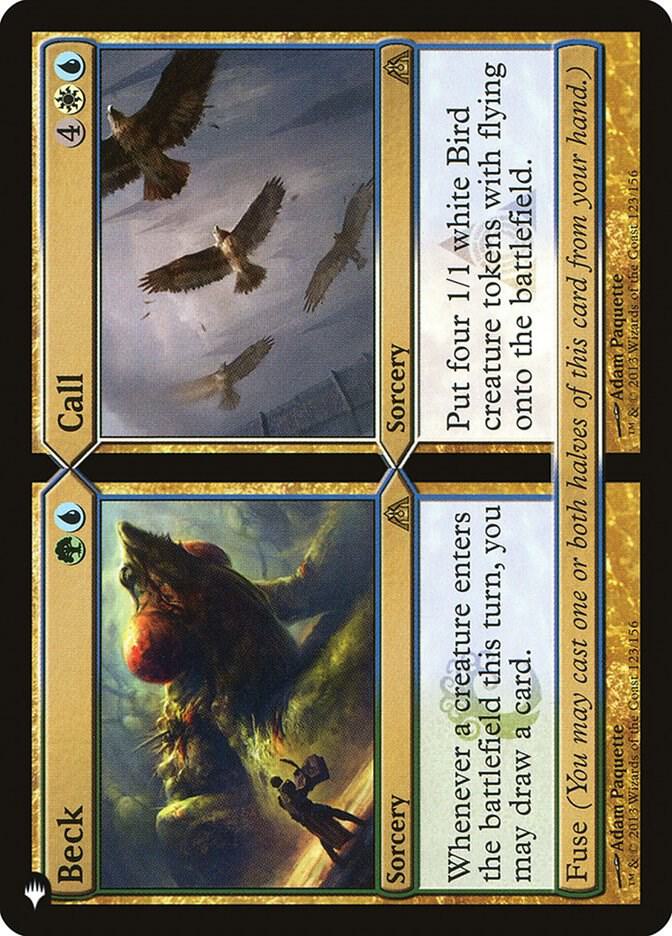 Beck // Call 123/156 card from The List Reprints