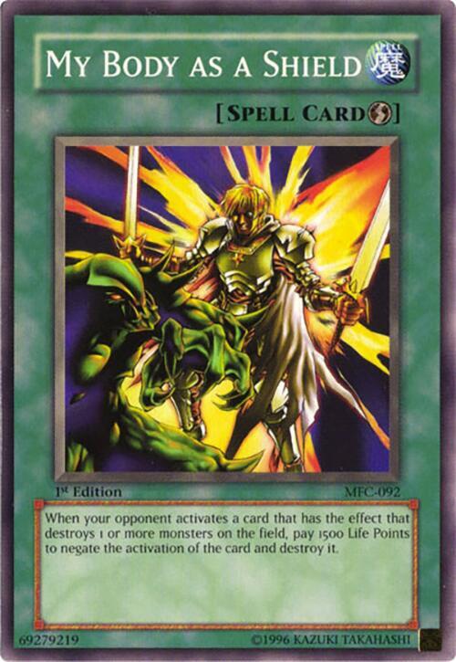 My Body as a Shield MFC-092 card from Magician's Force