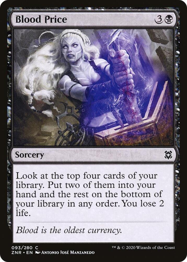 Blood Price 93 card from Zendikar Rising