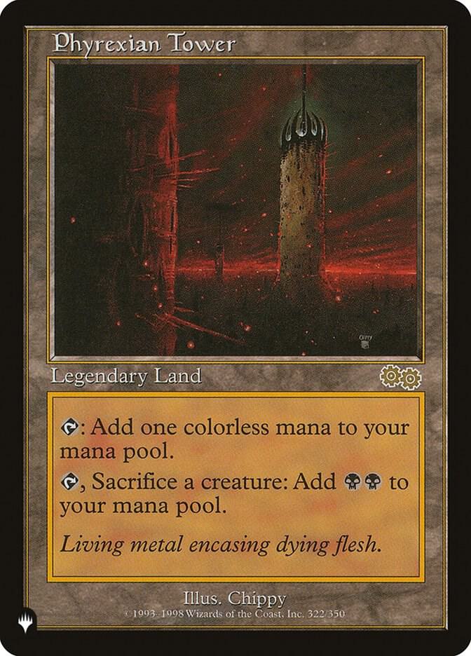 Phyrexian Tower 322/350 card from The List Reprints