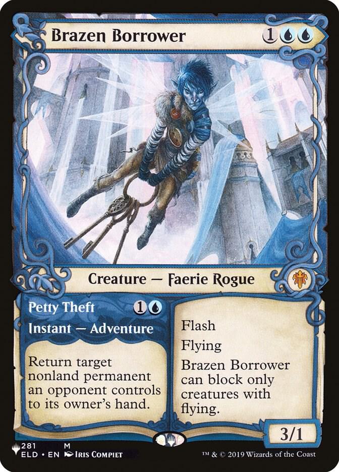 Brazen Borrower (Showcase) 281/269 card from The List Reprints