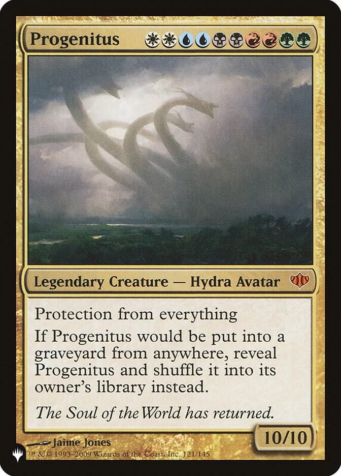 Progenitus 121/145 card from The List Reprints