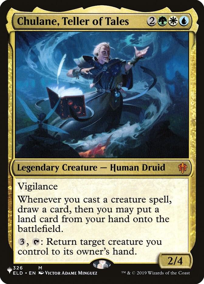 Chulane, Teller of Tales 326/269 card from The List Reprints