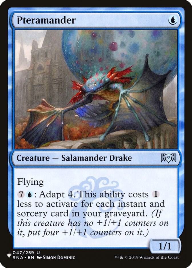 Pteramander 047/259 card from The List Reprints