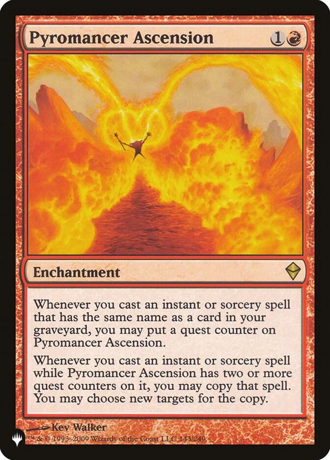 Pyromancer Ascension 143/249 card from The List Reprints