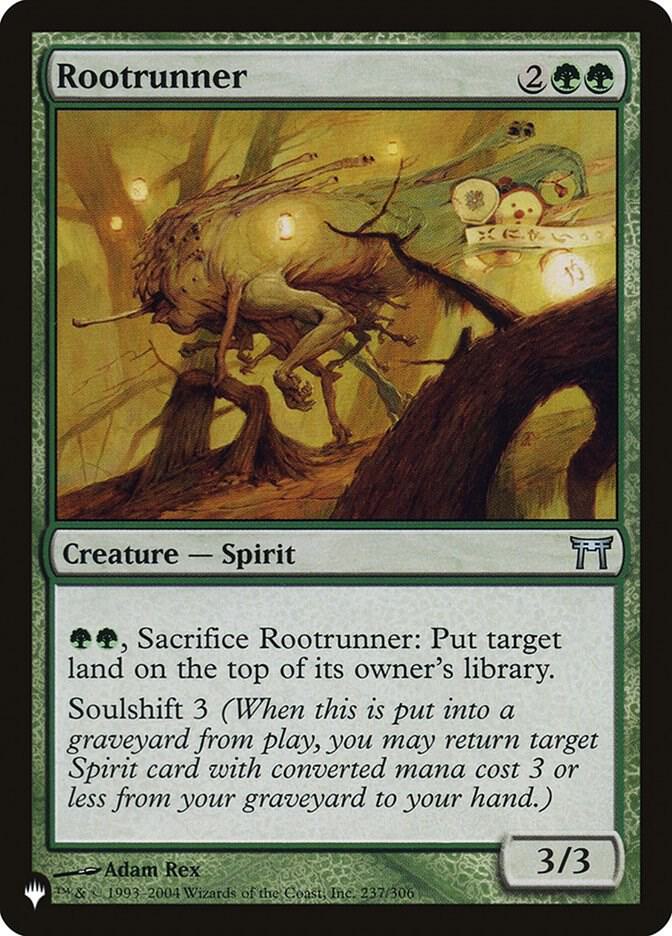 Rootrunner 237/306 card from The List Reprints