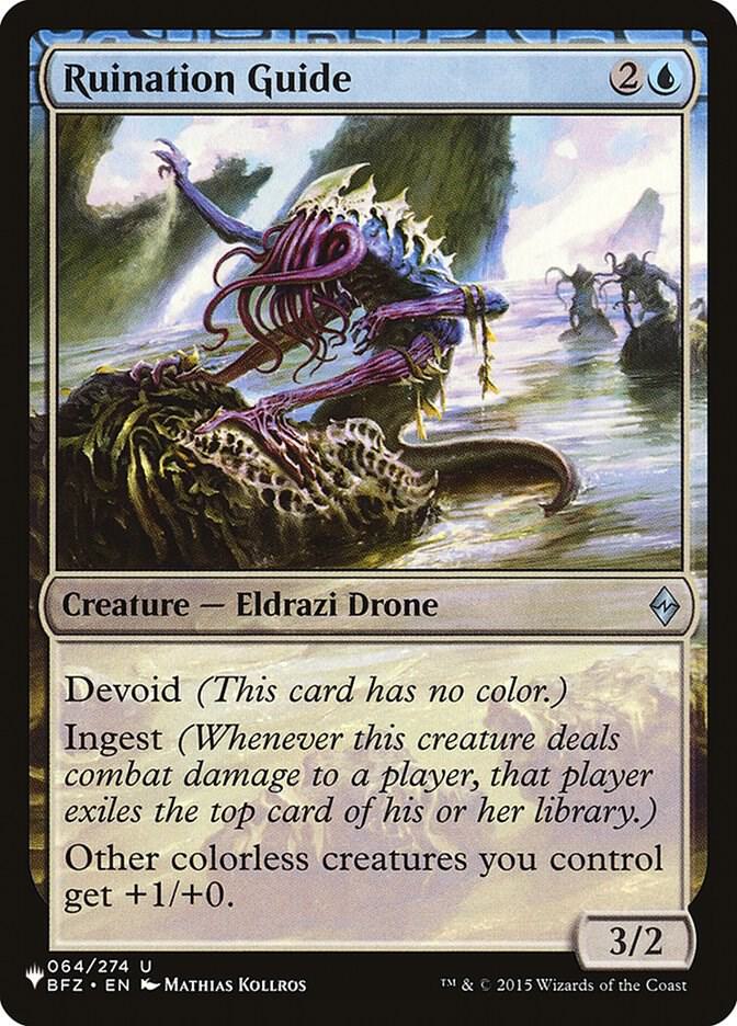 Ruination Guide 064/274 card from The List Reprints