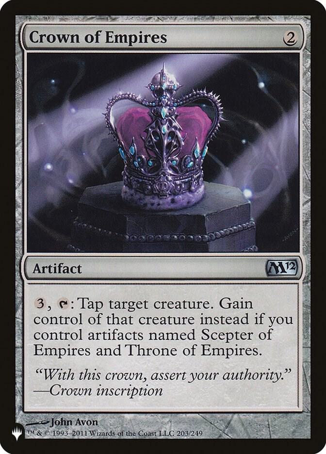 Crown of Empires 203/249 card from The List Reprints