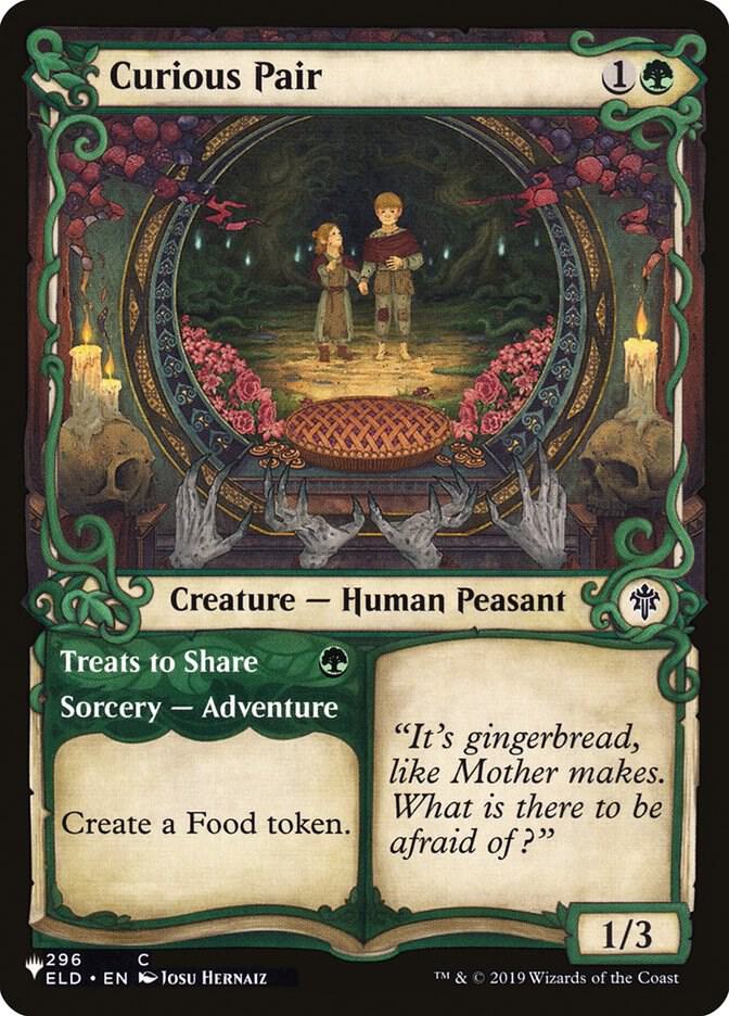 Curious Pair (Showcase) 296/269 card from The List Reprints