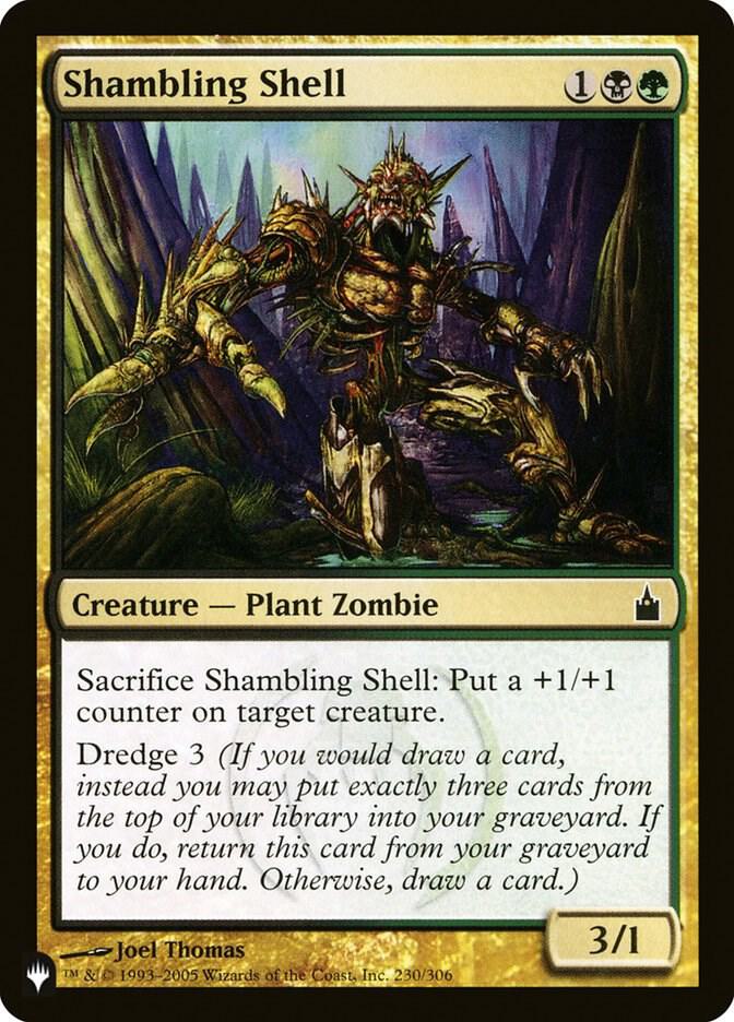 Shambling Shell 230/306 card from The List Reprints