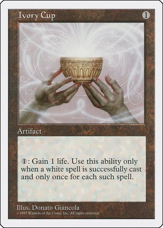 Ivory Cup card from Fifth Edition