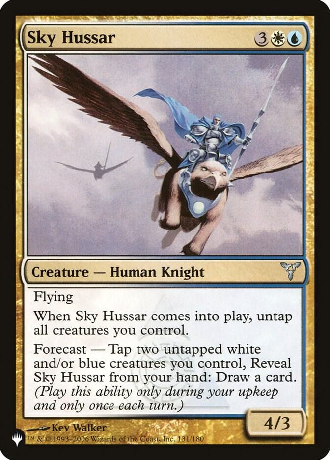 Sky Hussar 131/180 card from The List Reprints