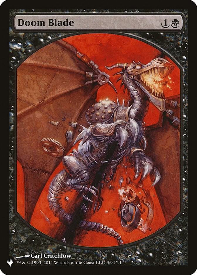 Doom Blade 9-Mar card from The List Reprints