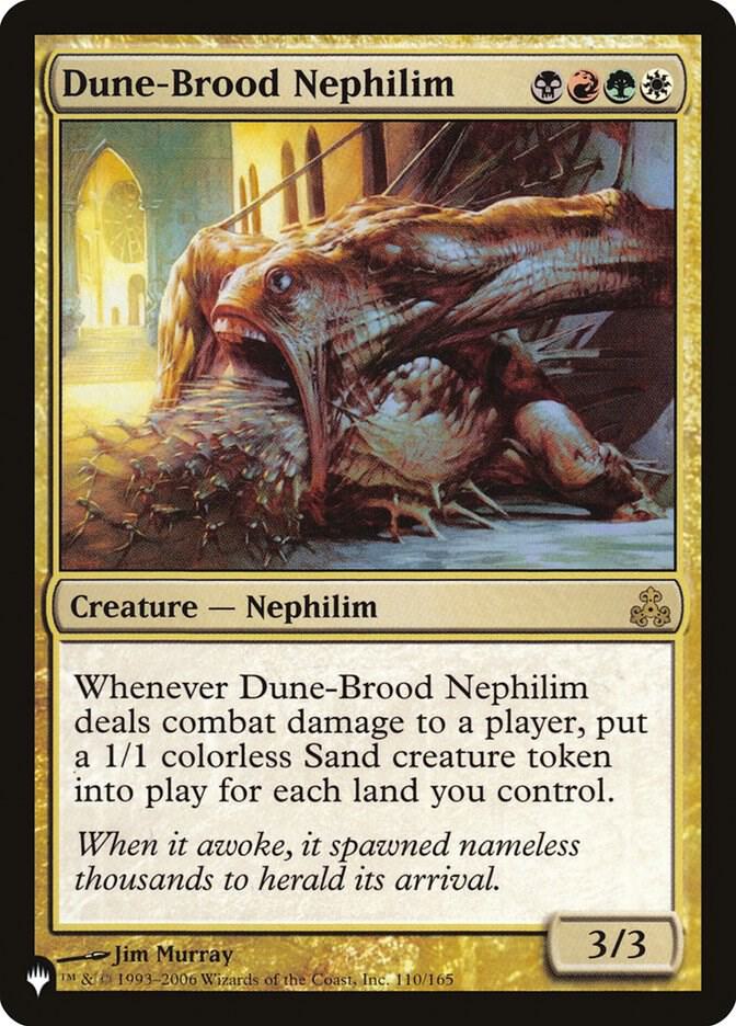 Dune-Brood Nephilim 110/165 card from The List Reprints