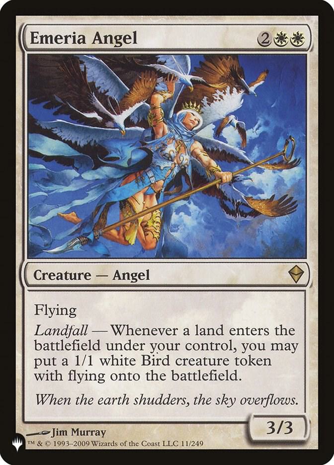 Emeria Angel 11/249 card from The List Reprints