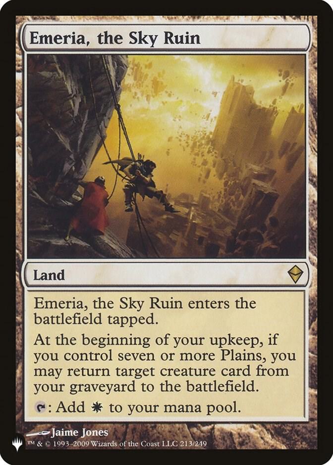 Emeria, the Sky Ruin 213/249 card from The List Reprints