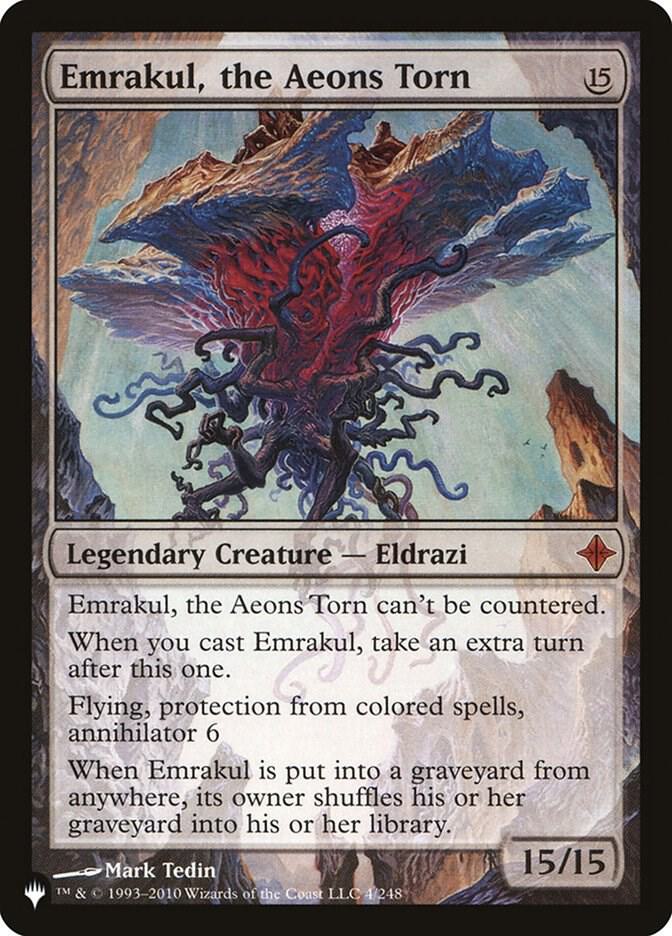 Emrakul, the Aeons Torn 4/248 card from The List Reprints