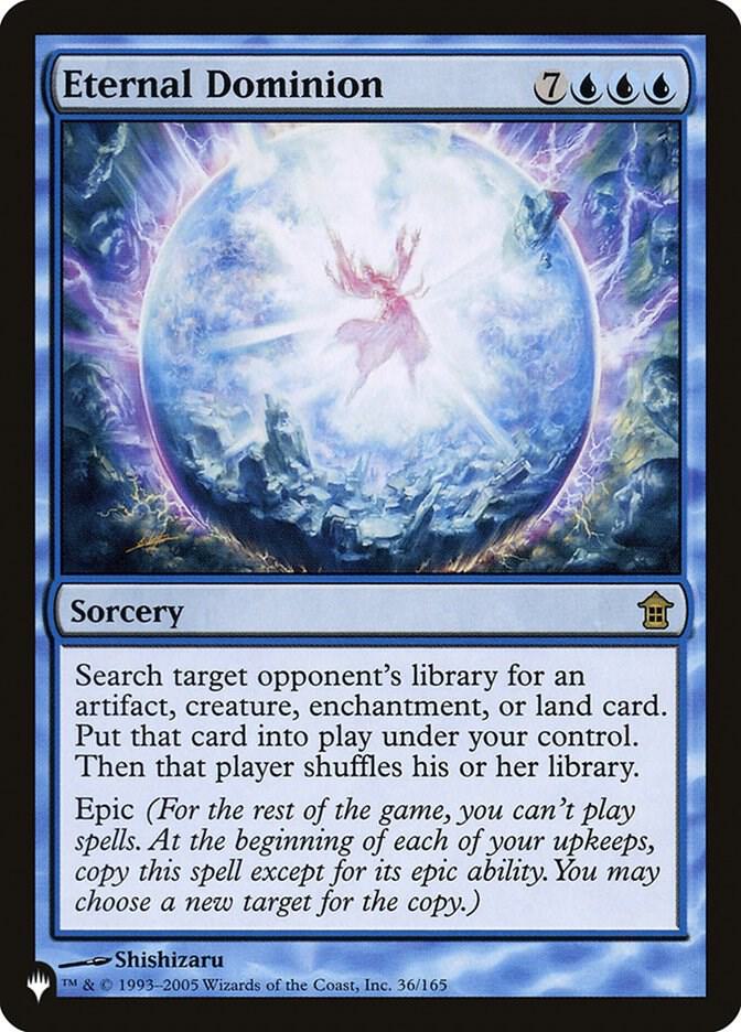 Eternal Dominion 36/165 card from The List Reprints