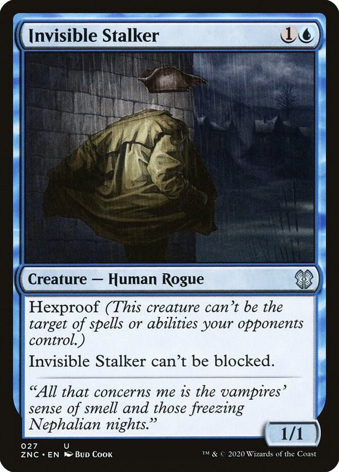 Invisible Stalker 27 card from Commander: Zendikar Rising