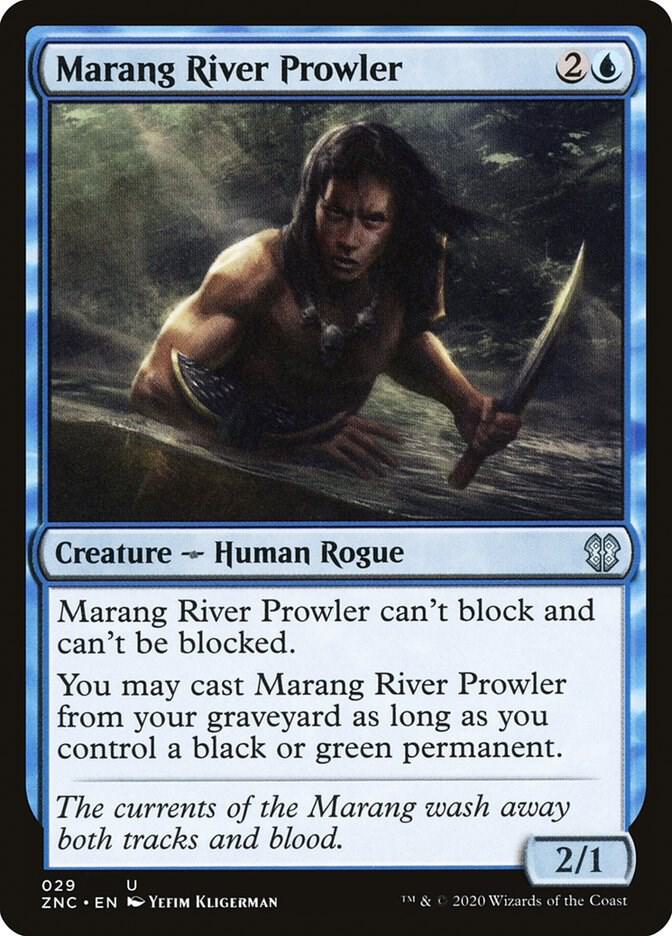 Marang River Prowler 29 card from Commander: Zendikar Rising
