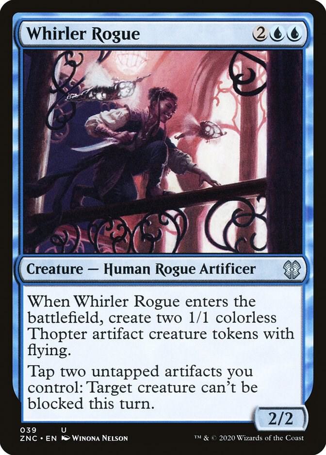 Whirler Rogue 39 card from Commander: Zendikar Rising