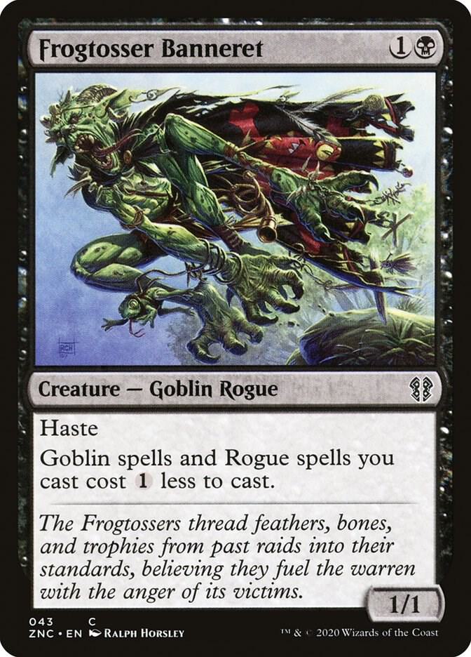 Frogtosser Banneret 43 card from Commander: Zendikar Rising