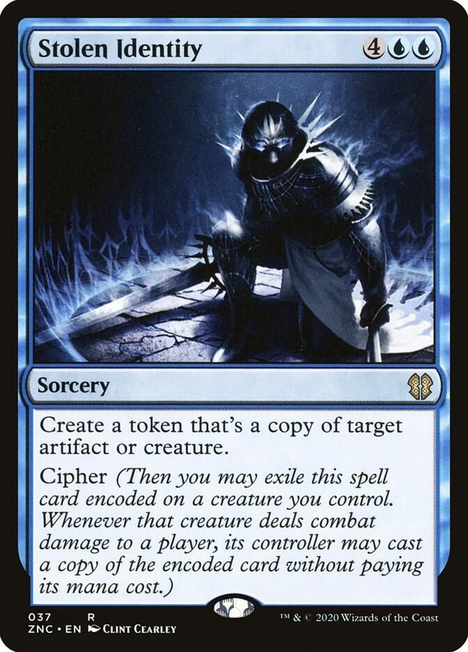 Stolen Identity 37 card from Commander: Zendikar Rising