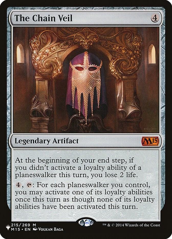 The Chain Veil 215/269 card from The List Reprints