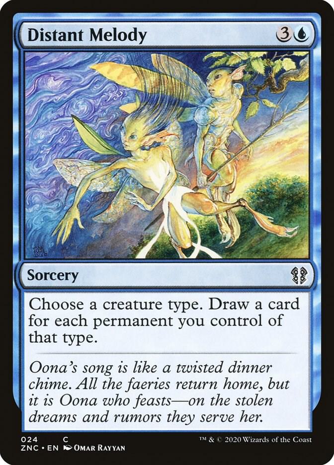 Distant Melody 24 card from Commander: Zendikar Rising