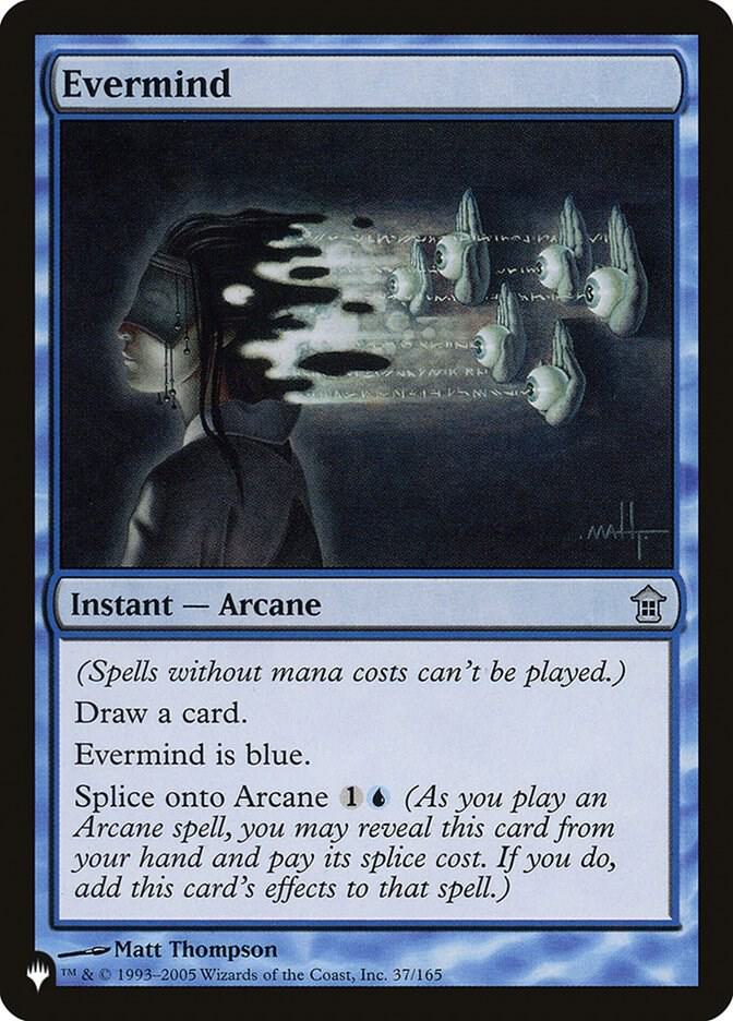 Evermind 37/165 card from The List Reprints