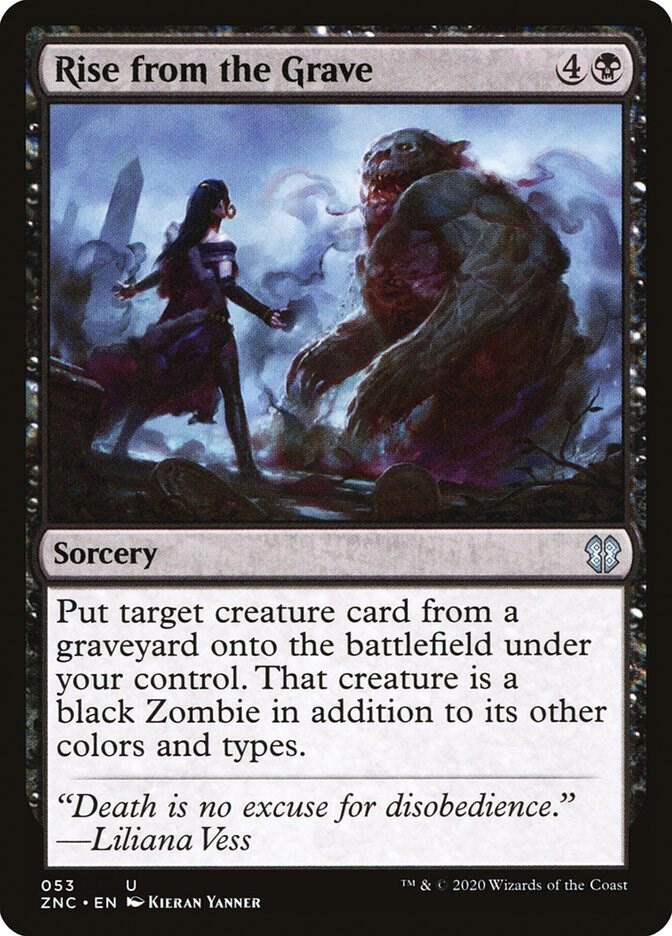 Rise from the Grave 53 card from Commander: Zendikar Rising