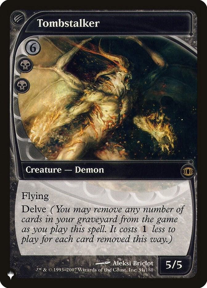 Tombstalker 91/180 card from The List Reprints