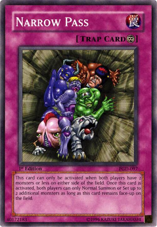 Narrow Pass PGD-097 card from Pharaonic Guardian