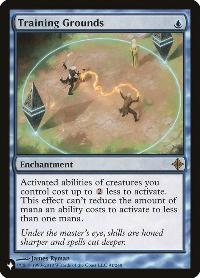 Training Grounds 91/248 card from The List Reprints