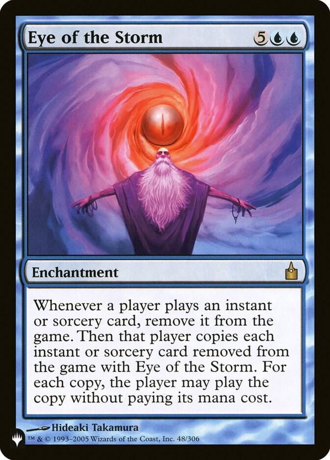 Eye of the Storm 48/306 card from The List Reprints