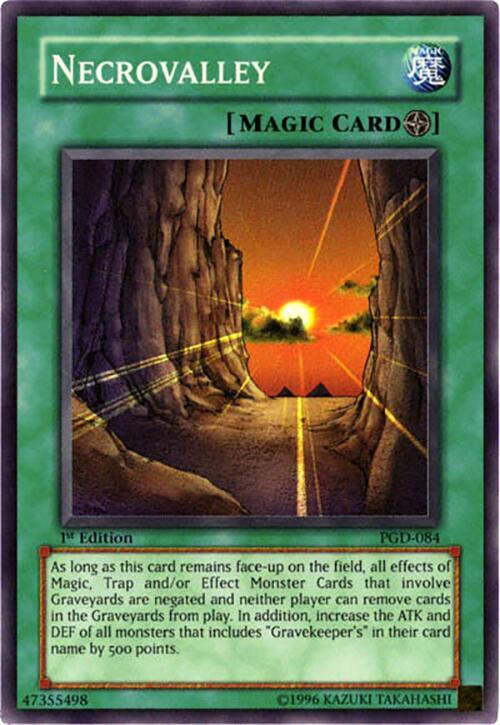 Necrovalley PGD-084 card from Pharaonic Guardian